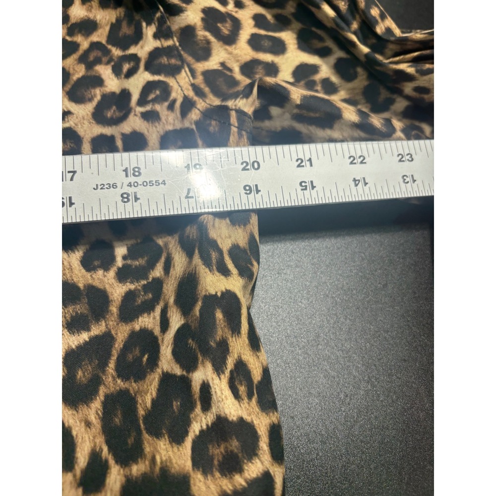 The Kooples NEW Women Leopard Print Waterproof Jacket Size FR 0/US XS MSRP $475 - Picture 4 of 9